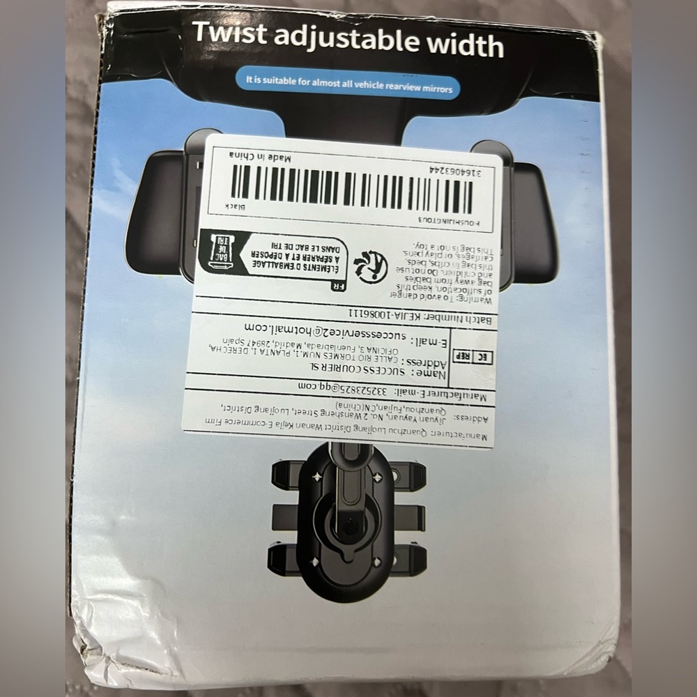 Twist Adjustable Rearview Mirror Mount - Picture 2 of 6
